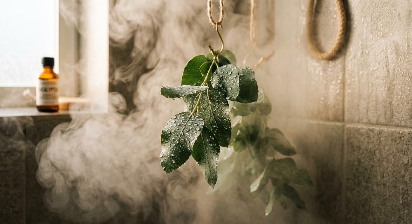 Steam activating eucalyptus oils